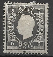 Portugal 1870 - D. Luís – Fita Direita - Afinsa 36 - Unused Stamps