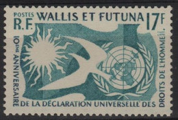 WALL 25 - WALLIS & FUTUNA N° 160 Neuf** Droits De L'Homme - Unused Stamps