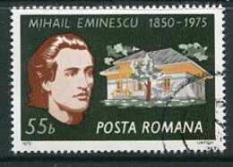 ROMANIA 1975 Eminescu 125th Anniversary Used.  Michel 3262 - Usado