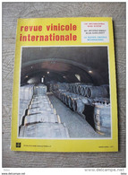 Revue Vinicole Internationale 1971 Champagne Fête De Saint Vincent Bordeaux Conservation Vin Bourgueil - Küche & Wein