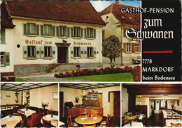 CPM AK Markdorf- Gasthaus Pension Schwanen GERMANY (1049559) - Markdorf