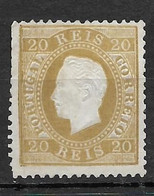 Portugal 1870 - D. Luís – Fita Direita - Afinsa 39 - Unused Stamps