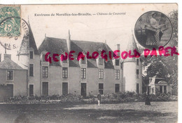 72 - MAROLLES LES BRAULTS- CHATEAU DE COURCIVAL 1907   - SARTHE - Marolles-les-Braults