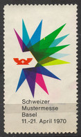 MUSTERMESSE International Fair Exhibition Cinderella Label Vignette 1970 Switzerland BASEL - Andere & Zonder Classificatie