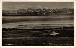 CPA AK Hochenschwand Blick Auf Die Schweizer Alpen GERMANY (1019121) - Hoechenschwand