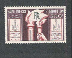 ST:PIERRE&MIQUELON....1959: Yvert   PA26(Scott C23)mnh** - Unused Stamps