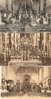 Notre-Dame-Au-Bois / Jezus-Eik : De Kerk --- Interieur De L'église ---- 3 Cp - Overijse
