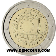 2 Euro ESLOVENIA 2015 BANDERA - SLOVENIA - NUEVA - SIN CIRCULAR - NEW 2€ - Slovenia