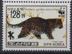 North Korea Corée Du Nord 2006 Mi. 5101 Surchargé OVERPRINT Faune Fauna Panther Panthère Leopard WWF MNH** RARE - Nuovi