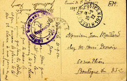 TRESOR ET POSTES 191 = 128e Division D'Infanterie 169 Rgt 1922 Occupation Française En Allemagne  Carte Postale Düren - Guerra De 1914-18