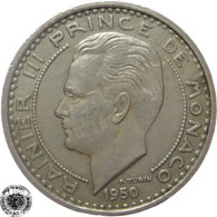 LaZooRo: Monaco 100 Francs 1950 XF / UNC - 1949-1956 Francos Antiguos