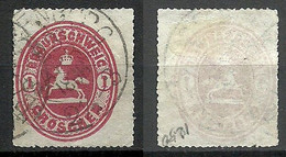 GERMANY BRAUNSCHWEIG 1865 Michel 18 O - Braunschweig