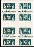 BR.ANTARCTIC TERRITORY 1978 Coronation Emperor Penguin Black Bull UNCUT COMPLETE SHEET:24 Stamps BAT - Other & Unclassified