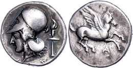 Ambrakia, Stater (8,41g), Ca. 404-360 V. Chr. Av: Pegasus Nach Rechts. Rev: Behelmter Athenakopf Nach Links, Dahinter Ei - Other & Unclassified