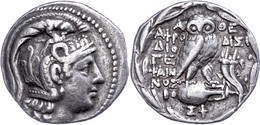 Athen, Tetradrachme (16,59g), Ca. 152/151 V. Chr. Av: Athenakopf Mit Attischem Helm Nach Rechts. Rev: Eule Auf Amphore N - Other & Unclassified