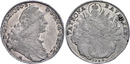 Taler, 1772, Maximilian III. Joseph, Amberg, Dav. 1954, Etwas Justiert, Vz-st. - Other & Unclassified