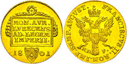 Dukat, 1801, Mit Titel Franz II., Behrens 647, Fb. 1500, Kl. Kratzer, Vz. - Other & Unclassified