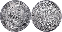 Taler, 1623, Wolfgang Wilhelm, Dav. 7161, Kl. Stempelfehler, Kl. Kr., Ss-vz. - Altri & Non Classificati