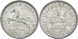 1 Groschen, 1859, AKS 149, J. 93, St. - Other & Unclassified