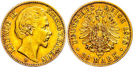 20 Mark, 1878, Ludwig II., Ss. J. 197 - Other & Unclassified