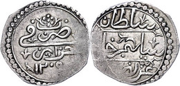 1/4 Budju, AH 1205, Selim III., KM 44 (Algerien), Prägeschwäche Am Rand, Ss. - Orientale