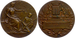 Frankreich, Bronzemedaille (Dm Ca. 35mm, 19g), 1901, Von .CH. Marey. 1. Schützenfest, Kl. Rf., Vz-st. - Other & Unclassified