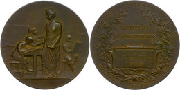 Frankreich, Bronzemedaille (Dm. Ca. 51mm, Ca. 61,14g), 1910, F. Rasumny. Av: Stehende Weibliche Gestalt Mit Mauerkrone V - Other & Unclassified