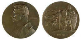 Österreich, Bronzemedaille (110,8 G, Dm Ca. 65 Mm), 1915, Von A. Hartig, Graf Franz Conrad Von Hötzendorf, Befehlshaber  - Other & Unclassified