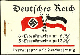 Fridericus 1933, Heftchenblätter Durchgezähnt Und Nicht Durchgezähnt, Postfrisch, Bis Auf Die üblichen Rostspuren Um Die - Booklets