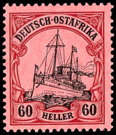 60 Heller Kaiseryacht, Tadellos Postfrisch, Ohne Signatur, Mi. 90.-, Katalog: 37 ** - Africa Orientale Tedesca