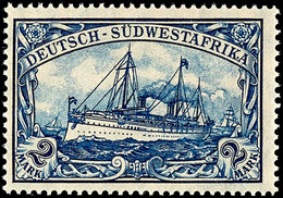 2 Mark Kaiseryacht, Tadellos Postfrisch, Ohne Signatur, Mi. 65,- Unterbewertet, Katalog: 30A ** - Africa Tedesca Del Sud-Ovest