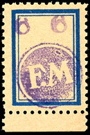 6 Pf Bläulichviolett Tadellos Postfrisch, Gepr. Dr. Harder BPP, Mi. 280,--, Katalog: Sp206 ** - Fredersdorf-Vogelsdorf