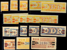 Dienstmarken In Billetform, 18 Nachdrucke Ex Mi.-Nr. 16-29 Tadellos Postfrisch, Mi. Ca. 450,--, Katalog: 16/29ND ** - Other & Unclassified