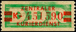 (20 Pf) In Billetform Von Erfurt Tadellos Postfrisch, Mi. 230,--, Katalog: 31IIK ** - Other & Unclassified