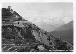 Sierre Château Berona Et Le Simplon    (10 X 15) - Simplon