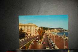 CP, 06, NICE, La Promenade Des Anglais Et Le Quai Des Etats Unis - Viste Panoramiche, Panorama