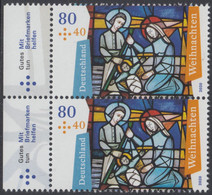 !a! GERMANY 2020 Mi. 3571 MNH Vert.PAIR W/ Left Margins - Christmas - Neufs