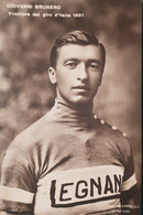 Cartolina - Ciclismo - Giovanni Brunero - Vincitore Del Giro D'Italia 1921 - Andere
