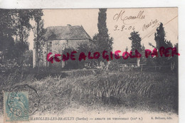 72 - MAROLLES LES BRAULTS - ABBAYE DE TIRONNEAU - CARTE PRECURSEUR - EDITEUR A. BELLUAU - Marolles-les-Braults