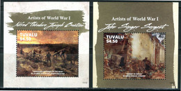 TUVALU 2015** - Artists Of World War I -  2 Miniblock. MNH. - 1. Weltkrieg