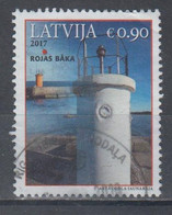 Latvia 2017 Mi 1022 Used  Rojas Lighthouse - Lettland