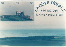 La Cote D'opale- 12 Vues Diverse+ Photo -carte De Qsl - Nord-Pas-de-Calais