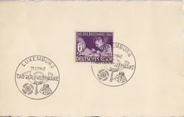 Bristol Obl. Luxemburg Tag Der Briefmarken Le 11/1/42 Sur TP N° 735 (philatéliste) - 1940-1944 Occupazione Tedesca