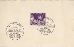 Bristol Obl. Luxemburg Tag Der Briefmarken Le 11/1/42 Sur TP N° 735 (philatéliste) - 1940-1944 German Occupation