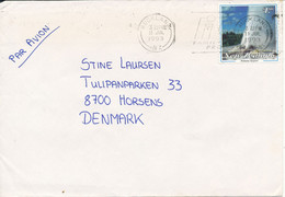 New Zealand Cover Sent Air Mail To Denmark Auckland 11-7-1993 Single Franked - Brieven En Documenten