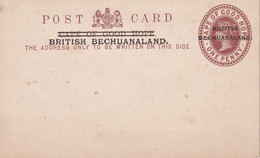 BRITISH BECHUANALAND  ENTIER POSTAL/GANZSACHE/POSTAL STATIONARY CARTE - Other & Unclassified