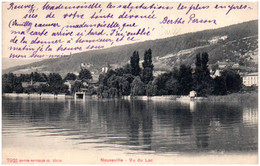 BE NEUVEVILLE - Vue Du Lac - La Neuveville