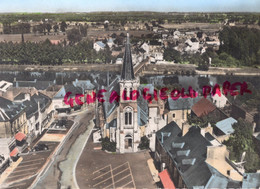 72 - LA SUZE SUR SARTHE - PLACE DE L' EGLISE  VUE AERIENNE    - SARTHE - La Suze Sur Sarthe