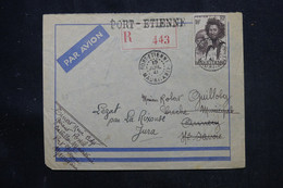 MAURITANIE - Enveloppe En Recommandé D'un Soldat De Port Etienne Pour La France En 1941 Par Avion - L 75085 - Cartas & Documentos