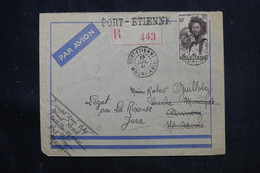 MAURITANIE - Enveloppe En Recommandé D'un Soldat De Port Etienne Pour La France En 1941 Par Avion - L 75085 - Covers & Documents